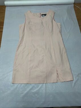 Sag Harbor Sleeveless Pale Pink Shift Dress